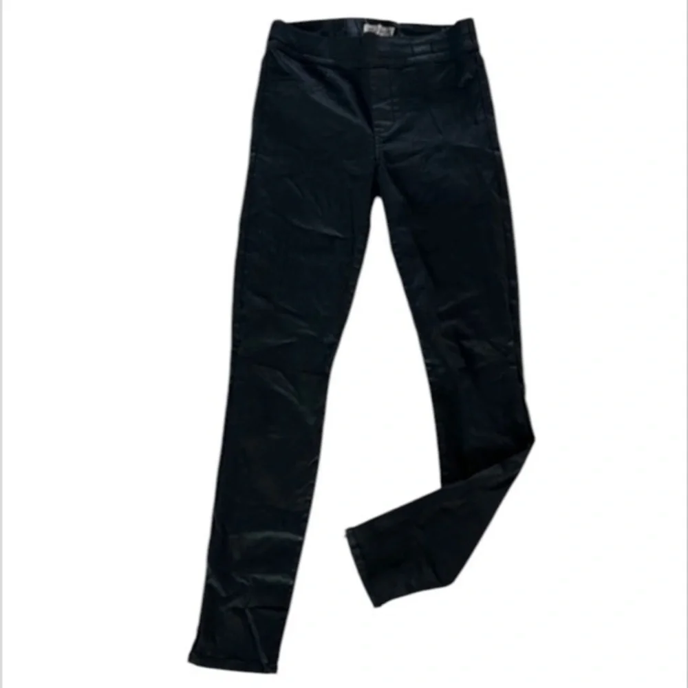 Madewell skinny skinny wax coated pull on jeans size 27